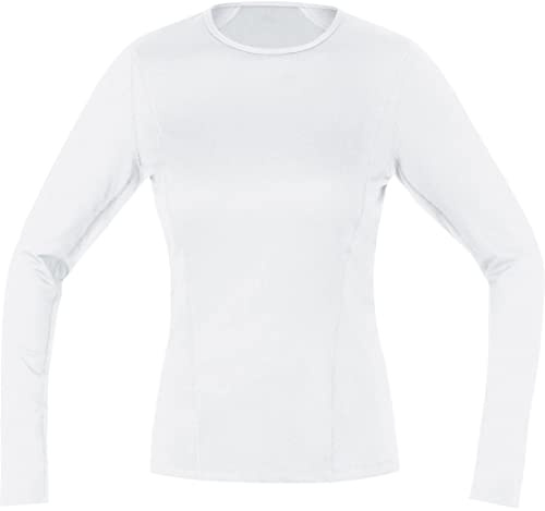 GOREWEAR M Damen Base Layer Thermo Shirt Langarm, White, 38