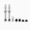Muc-Off 20168 Silver Tubeless Presta Valves, 44mm - Premium No Leak Bicycle Valves With Integrated Valve Core Removal Tool