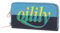 Oilily Logo Mania Card Zip Wallet L Adriac Blue