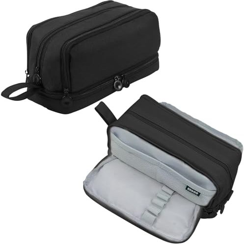 TZEKING Federmäppchen 4-Fächer Große Kapazität - Reißverschluss für Mädchen & Teenager - Langlebig Schreibwaren-Tasche