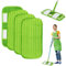 RHHGHY 4 Stück für Swiffer Sweeper Bodenwischer Wischmopp Ersatz Mikrofaser 2 in 1 Set,29x15cm für Swiffer Sweeper Mop Wiederverwendbare Ersatzbezüge, für Fliesen, Parkett, Laminat