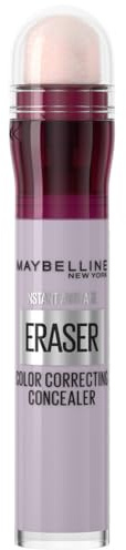 Maybelline New York Eraser Eye, Colour Correcting Concealer, Neutralizes Yellow Tones, for a Natural Soft-Focus Finish, Dermatologist Tested & Suitable for Sensitive Skin, (152, Purple)