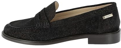LES TROPEZIENNES PAR M. BELARBI Femme Lucisued Chaussures Ville Mocassin, Noir IRISE, 39 EU