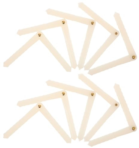 Supvox 20 cerniere per penna in plastica, 45 x 67 mm, per aerei Rc, modellismo, fatti in casa, accessori di riparazione leggeri per un controllo preciso e giunti durevoli
