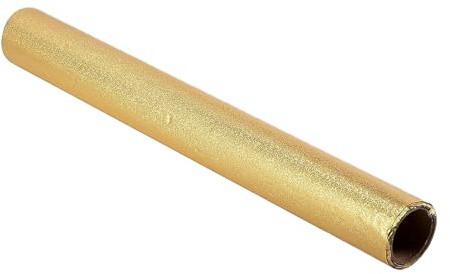 Envoltura de papel de aluminio para macetas – Rollo de papel impermeable dorado de 10 yardas, hoja de envoltura floral | Material de cubierta de ramo elegante, película decorativa de envío, accesorio