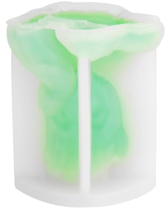 CLIUNT Kerzen Formen Groot, Gießform Silikon 3D, 9 X 9 X 10,7 cm Epoxidharz Formen Groot, für DIY-Herstellung, Kerzen, Handgemachte Seife, Gipsfiguren, Harz