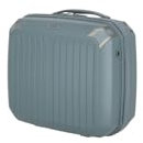 travelite Handgepäck Kosmetikkoffer Hartschale mit recyceltem Innenfutter, Gepäck Serie ELVAA: Stylisches Beautycase mit Schutzecken + Aufsteckfunktion, 36 cm, 20 Liter