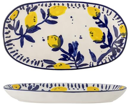 Creative Collection Maxima - Fuente para servir (cerámica, 29 x 4 x 16,5 cm), color azul