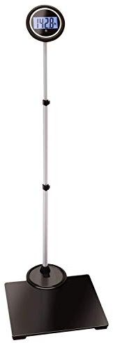 Jobar International Digital Body Weight Bathroom Scale with Extendable Display - Supports Up to 550 lbs.
