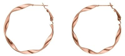 Purelei Ke Kai Ohrringe (Rosegold) – Wasserfeste Damenohrringe aus langlebigem Edelstahl – Ohrringe Damen 4,2 cm Durchmesser – Modeschmuck für deinen individuellen Look