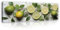 Leinwandbild für die Küche Zitronen Obst 145x45 cm Küchebilder Modern Panorama Bilder XXL Canvas Leinwand Bilder Groß Wandbilder Kunstdruck Wand Bild auf Leinwand Aufhängefertig