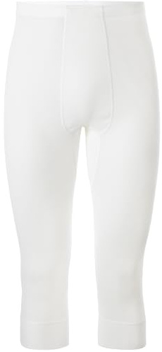 Brandsseller Sous-vêtement de sport pour homme - Sous-vêtement fonctionnel 3/4, Blanc., 50