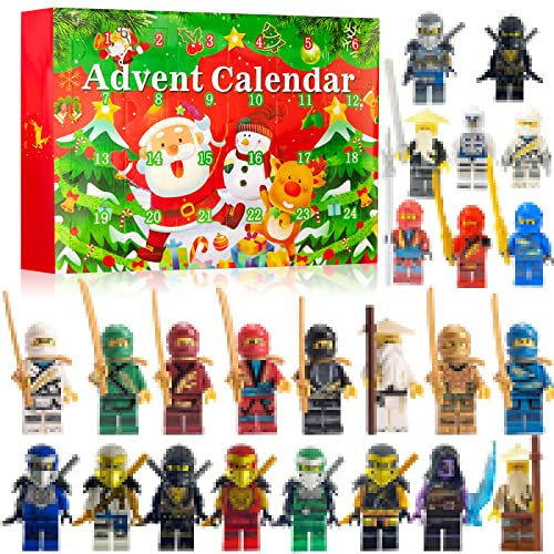 Adventskalender 2024 für Kinder,24 Mini Figuren mit Weihnachtskalender Countdown,Weihnachtsspielzeuge Überraschungen Geschenk,Spielzeug für Kinder ab 5 Jahren