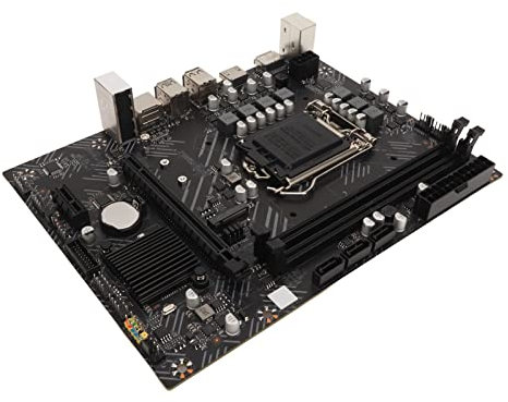 Brilluxa H510 Motherboard, LGA 1200 ATX, 1200 Pin DDR4 DIMM, PCIe 3.0, NVMe M.2 Slot, High Performance Gaming Motherboard, Compatible with Intel Core 10th 11th Gen