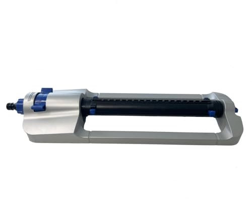 HydroSure Rectangular Oscillating Sprinkler for Lawn & Garden - 340 m² Coverage Sprinkler with Adjustable Oscillating Water Pattern for Large Outdoor Areas