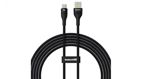 Baseus Charging - Cavo Flash 2 USB a USB-C 100 W, 2 m (Black)
