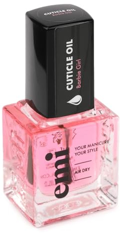Cuticle Oil EMI Touch of nature with Almond Oil, Grape Seed extract and Avocado Oil; 98% natural fast absorbing formula for Hydrated Healthy Nails and Soft cuticles 9 ml