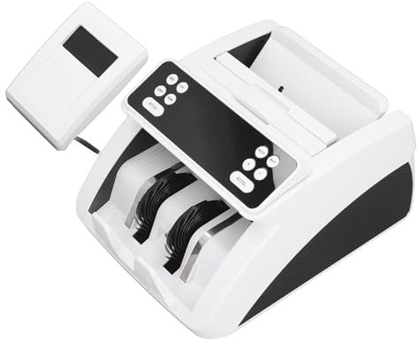 Rilevatore di banconote e macchina di rilevamento di contraffazioni, schermo LCD, allarme acustico e visivo, contatore di contanti per più valute
