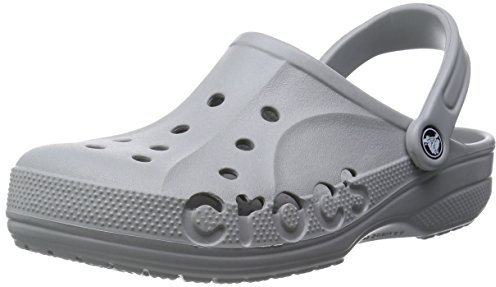 Crocs Unisex Baya Clog Light Grey Size 12 UK Men