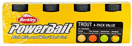 Berkley PowerBait Trout Forelle Angelköder Set, Varied
