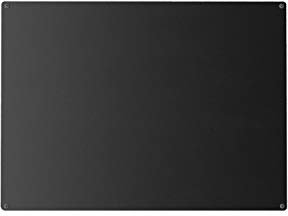 INOXLM lavagna magnetica da parete cancellabile in Acciaio, Nero 60x44cm, lavagna per calamite ideale per casa e ufficio, pennarello bianco incluso - Made in Italy