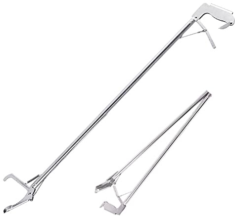 Enkomy Schlangenfänger Schlangenzange professionelle schwere Schlangenzangen Metall Catcher Snake Catch Tool für Schlangenfängerzangen, Klapperschlangenfänger und Grabber