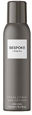 Bespoke Herren Fresh Citrus and Vetiver Körperspray, Duft für Männer 150ml