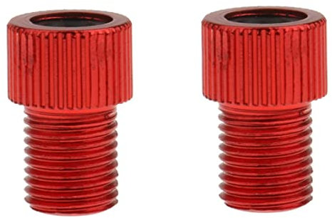 Fahrradventiladapter mit Ringadapterwandler Konvertieren Sie Presta in Schrader -Adapter -Fahrradreifen aufblasbarer Stecker für Fahrrad -2PCS -Presta -Ventiladapter, Radventiladapter