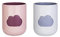 RabyLeo Cartoon-Mundwasserbecher, Badezimmer-Zahnbürstenbecher, Zuhause, Cartoon-Muster, Wolken-Wasserbecher (weiß & rosa)