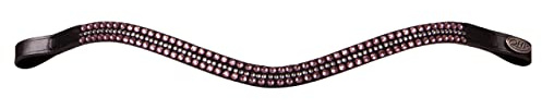 QHP Cinghia frontale Collection Blush rosa argento FS/23, taglia: Pony