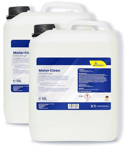 Mr. Perfect® Motorreiniger - 2x10L Konzentrat – Reiniger-Konzentrat für den Motor - Motorraum Reiniger & Entfetter - Motorsystemreiniger & Pflege von Auto, Motorrad & anderen Kfz