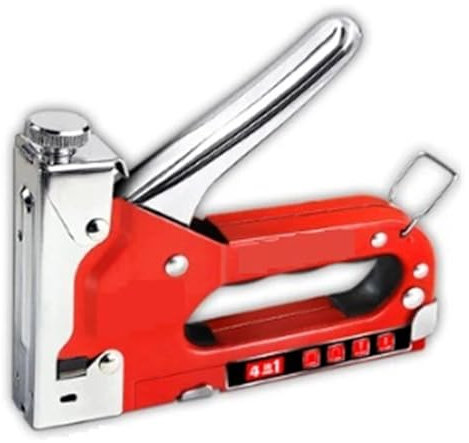 MZZYG Staple Gun Rivet Gun Furniture Heavy Stapling Gun Structure Wooden Stainless Steel Metal Hand Tools Nail Gun Woodworking Tools For Fixing Material, Decoration, Carpentry(WP120203WP140801)