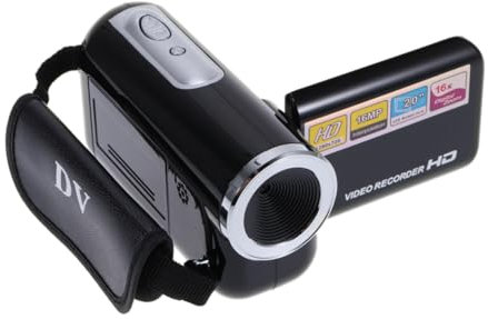 OSALADI Mini Digital Camera Screen Handheld Camcorder for Boys and Girls Led Flash Digital Zoom Vlog Camera