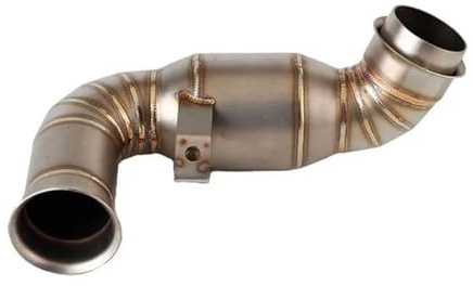 Per DUKE 790 890 Per Adventure Per R Rally Slip On Moto Tubo Di Scarico Centrale Di Collegamento Con Catalizzatore Fuga Moto Silenziatore tubo di scarico silenziatore