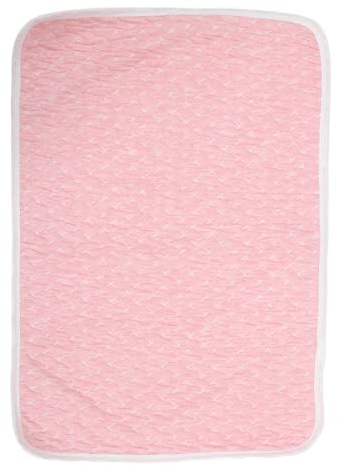HIAKDOFT Materassino per Cambio Lavabile in Cotone 50X70 CM e Traspirante Cuscino Riutilizzabile Antiscivolo per Ragazzo Ragazza e Assorbente Mestruale per Viaggi e Uso Quotidiano