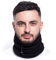 Karl Loven Damen Loop Schal Hals wärmer Herren Schnalle Winter Fleece Futter Unisex warme Hut Maske - Sport Ski Motorrad Fahrrad Snowboard Wandern Schwarz