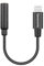 Saramonic 3.5mm TRRS to Lightning Female Adapter Cable, SR-C2002 3.5mm Micro Lightning to Apple Cable MFi Certified Compatible with iPhone, iPad Smartphones and Tablets (6cm)