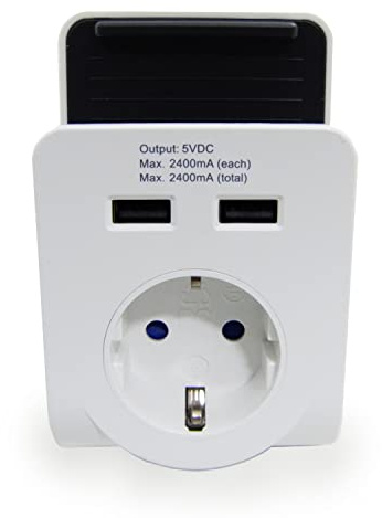 PS-TECH Prese con USB da parete