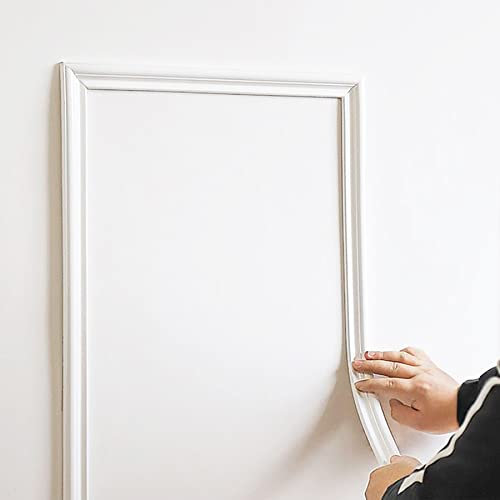 Trimold Peel - Adhesive chaise Rail formant, revêtement mural auto - adhésif pour la décoration de la maison et la protection murale,3M X 6cm