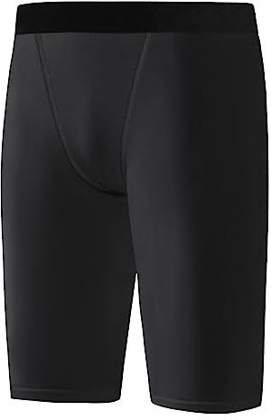 Hotfiary Short de Compression pour Jeunes Garçons, sous-vêtements de Base Athlétique pour Garçons, Performance Sportive, Caleçon Boxer en Spandex à Séchage Rapide pour Basket-Ball Football 6-14 Ans