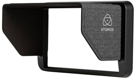 Atomos Sunhood for Shinobi II Monitor with ABS Plastic Construction, Snap Attachment, and Glare Reduction (5-Inch)