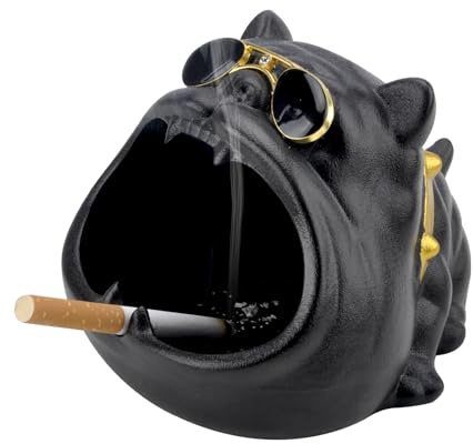 KQDRAVINE Cendrier original, cendrier original pour cuisine cendrier extérieur ou intérieur en céramique