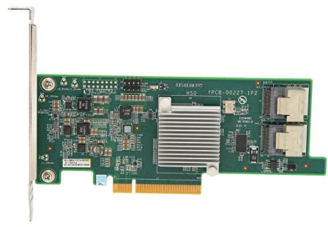 PCI E X8 Array Card, PCI E X8 Disk Array Card, SAS 2308 6G 2 SAS Interface Support 16T Disk HBA Disk Array Card für Datenbanken Server Disks