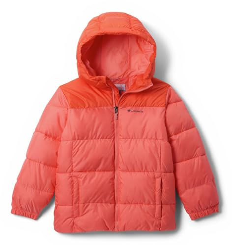Columbia Chaqueta acolchada unisex con capucha para niños (paquete de 1)