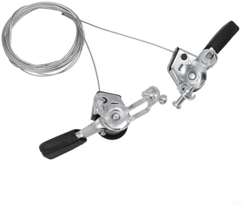 EasyByMall Thumbtap Fahrrad-Schalthebel mit Edelstahl-Kabeln, leichte und zuverlässige Gangwechsel-Lösung