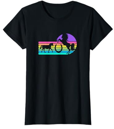 Reitbekleidung für Kinder, Frauen, Mädchen, niedliche Pferde, Reitsport T-Shirt