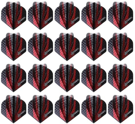 wisoolkic Darts Equipment Pear Standard Flights Replacement Set Durable PET Better Stability Steel Tip Darts Can DIY As Preferences Soft Tips Scoreboard Professional Set Bulk