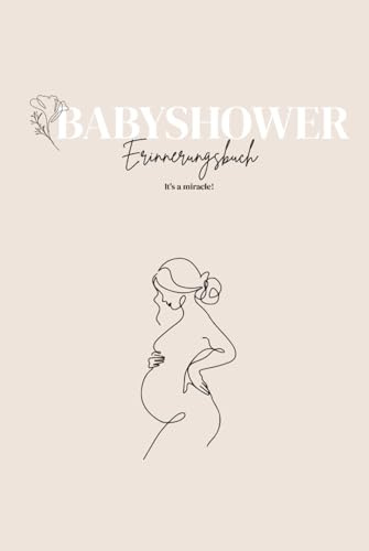 Babyparty Gästebuch zum Ausfüllen: Hartcover; Modernes Design im Boho Stil, Babyshower Spielidee und viel Platz für Fotos