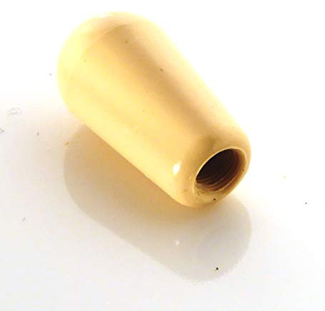Ivory/Cream Guitar toggle switch Tip Cap Knob screw on 4.0mm