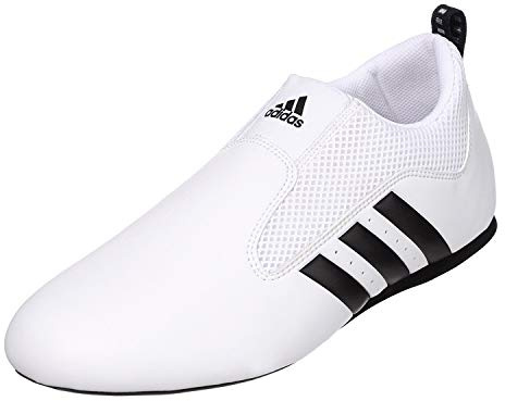adidas Contestant Pro Ultralight Martial Arts Kung Fu Taekwondo Indoor Mat Training Shoes - White Black - Size 4.5 (225mm)